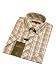 Ben Sherman Fashion Shirt Button Down Halbarm gold/blau/weiss(Burnt Gold)