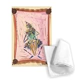 The Happy Drummer, 2004 (w/c & ink on paper).. - Tea Towel 100% Cotton - Art247 - Tea Towel - 46x70cm