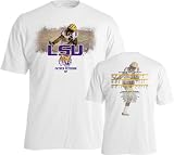 Patrick Peterson #7 Level FX Player Image LSU Tigers White T-Shirt