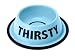 Pet drinking bowl Thirsty blue