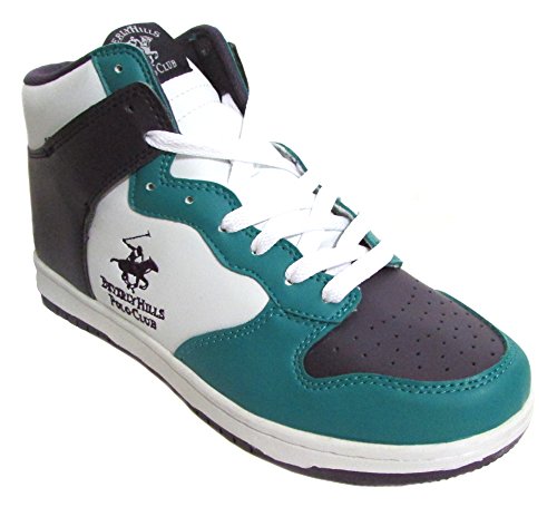 Beverly Hills Polo Club Women's BWS222 White/Purple/Turqoise Sneaker US 6 NIB