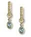 Classic Blue Topaz Earring Charms by Zasha Signature Jewelry
