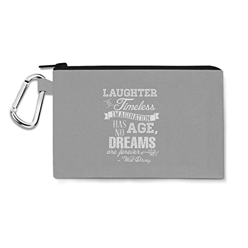 Grey Laughter is Timeless Walt Disney Quote Canvas Zip Pouch – XL Canvas Pouch 12×9 inch – Multi Purpose Pencil Case Bag in 6 sizes Grey Laughter is Timeless Walt Disney Quote Canvas Zip Pouch – XL Canvas Pouch 12×9 inch – Multi Purpose Pencil Case Bag in 6 sizes