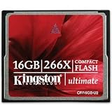 Kingston Ultimate 16 GB 266x CompactFlash Memory Card CF/16GB-U2