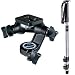 Bogen - Manfrotto Three Section Chrome Monopod #679 with 3025 3D Junior Head