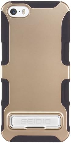 Seidio Dilex Case with Kickstand for iPhone 5/5S - Retail Packaging - Gold