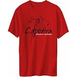 T SHIRT RED 'S ' CAPOEIRA ORGULHO BRASILEIRO