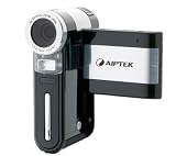 Aiptek Pocket DV Z 100 LE Camcorder (SD/MMC-Card, 3-fach opt. Zoom, 6,1 cm (2,4 Zoll) Display)