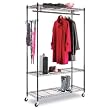 Alera Wire Shelving Garment Rack (Black)