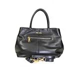 Prada Handbags Black Soft Calf Leather BN1832