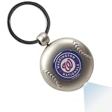 MLB Washington Nationals Silver Baseball Flashlight Keychain