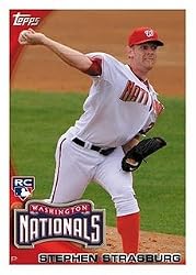 2010 Topps Stephen Strasburg Rookie Baseball Card #661 - Washington Nationals Phenom !