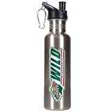 Minnesota Wild - NHL 26oz stainless steel water bottle with Pop-up Spout