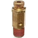 Control Devices NC Series Brass Non-Code Safety Valve, 25-200 psi Adjustable Pressure Range, 1/4" Male NPT