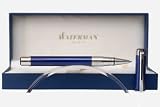 Waterman Perspective Blue w/ Chrome Rollerball Pen - 1750139