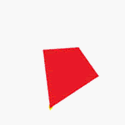 Childrens Toyshop  Toys : Diamond, Red, 20" x 25"
