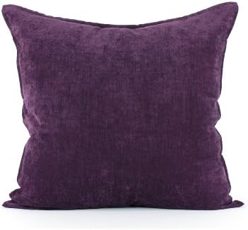 Nightingale purple velvet euro sham