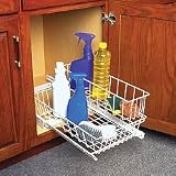 Under Sink Basket (White) (8.25h x 15w x 18d)