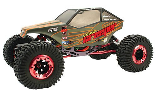 Venom Group International Venom Creeper Rock Crawler Kit 1/10 Red Electric