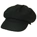 New Wool Newsboy Gatsby Paperboy Cabbie Driver Beret Hat Black Medium Large