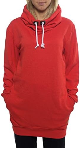 CLWR Hype Pullover Hoodie - Women's Red Melange, XL