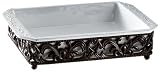Mikasa Countryside Harvest Lasagna w/stand 14 1/4