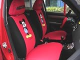 6pcs Mickey Mouse Car Seat Cover Red-buy Now Free Gift