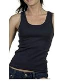 Ladies Racer Back Tank Top Cotton Rib Tank for Women