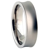 Titanium Ring w/ matte finish - Width: 6mm