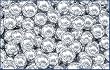 Decorative Silver Dragees, No.2 Sphere, 4oz