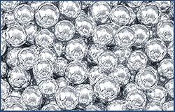 Decorative Silver Dragees, No.2 Sphere, 4oz