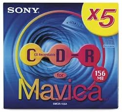 Sony 5MCR-156A 8cm (3") CD-R Disc for Mavica Digital Cameras (5-pack)
