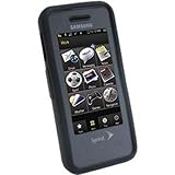 Amzer Silicone Skin Jelly Case for Samsung Instinct SPH-M800 (Jet Black)