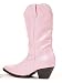 15 Inch Heel Cowboy Ankle Boot Children's (Pink Pu;Medium)