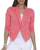 Wet Seal Womens Ruched Double Breasted Blazer