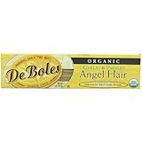 DeBoles Organic Angel Hair Pasta, Garlic & Parsley, 8 Ounce (Pack of 12)