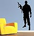US Army Marine Soldier Gunman Gun Boy Room Wall Art Decor Removable Vinyl Decal Sticker 22