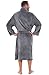 Del Rossa Men's Fleece Robe, Shawl Collar Bathrobe