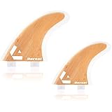 Dorsal Bamboo (Hexcore) Quad Surfboard Fins Set (4) Honeycomb FCS Base