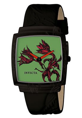 Invicta Yellow 5908 Adrenaline Low-Pro Artist Collection Color Tulips Watch
