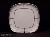 Noritake Palmer Platinum Square Luncheon Plate, 8,75