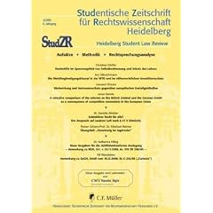 Studentische Zeitschrift f�r Rechtswissenschaft Heidelberg: Ausgabe 2/2009