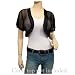 Plus Size Sheer Cropped Bolero Shrug