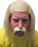 Hulk Hogan Hulkamania Wrestling Maniac Costume Wig