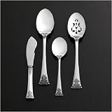 VERA WANG STERLING IMPERIAL SCROLL 4-PIECE SERVING SET