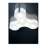 Buy Tris Wall Ceiling Light in Chrome Frame by Studio Italia Design