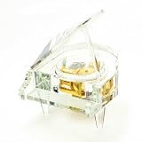 Luxury Crystal Piano Music Box 2010 New Style, Play the Elfen Lied (Lilium)tune