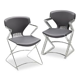 HON COMPANY Olson flex stacker chair with arms, lava, 4 chairs per carton HONFLEX0211 Sold...