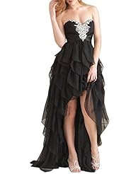 Junior High-Low-Hem Prom Dress/Wedding Party Dress 