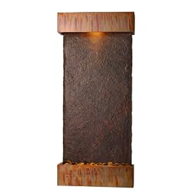 Lightweight NSI Slate Nojoqui Falls Large Fountain Patina Copper By Bluworld